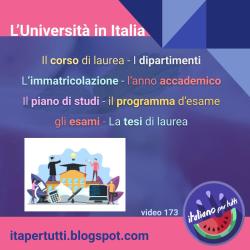L'Università in Italia: https://www.youtube.com/watch?v=vVzBSW7HM0w #università #italia #studiare #studi #itapertutti #italianoperstranieri
