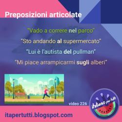 Cosa sono e come si usano le preposizioni articolate! #preposizioni #articolate #italianoperstranieri #grammaticaitaliana #itapertutti